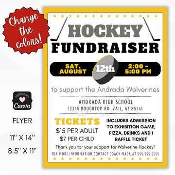 hockey fundraiser